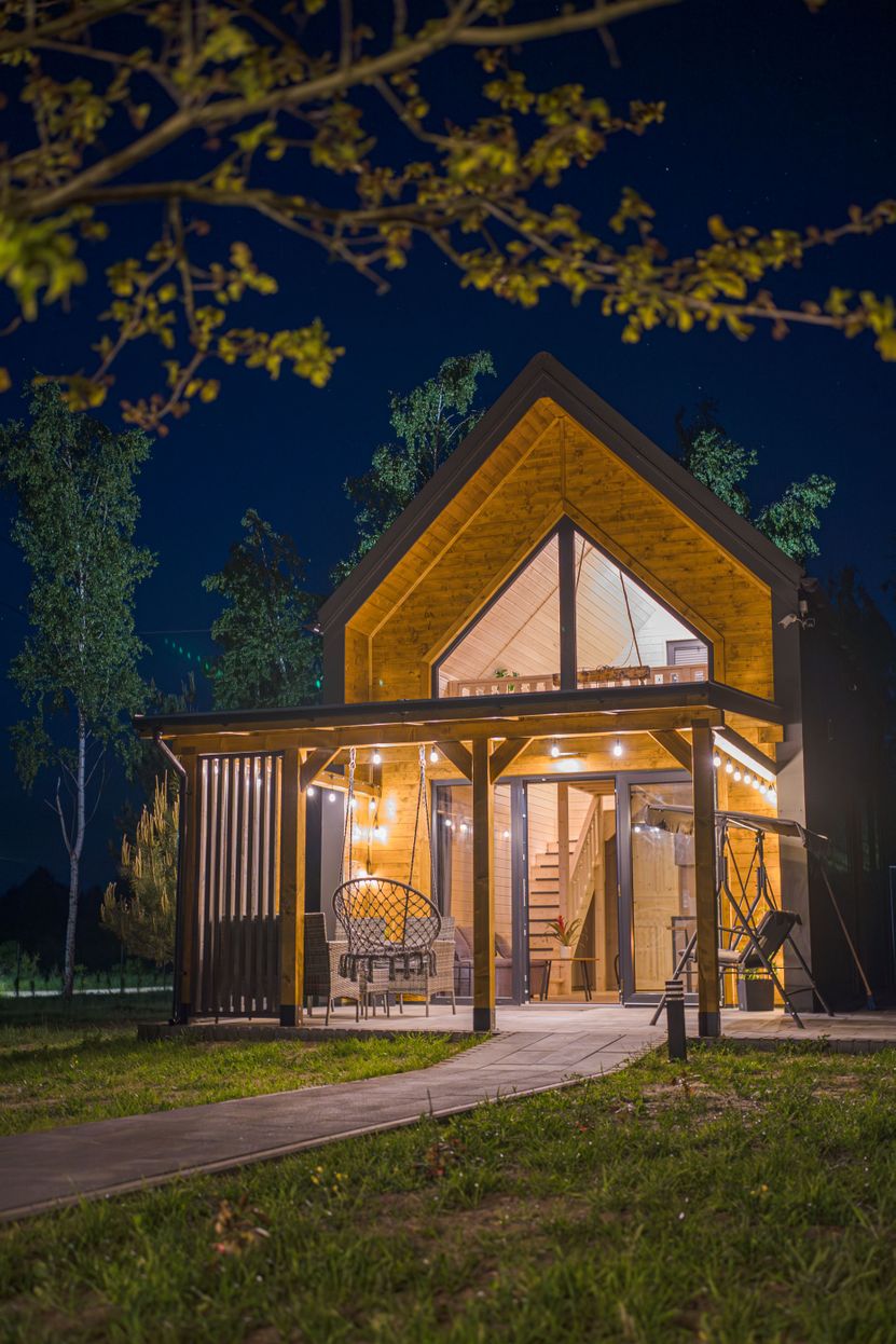 Wynajem domku drewnianego na Jurze